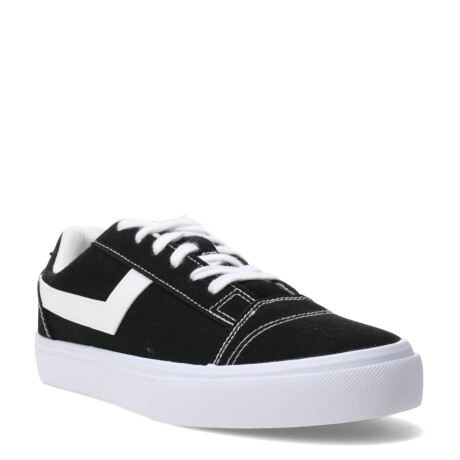 Championes de Mujer Pony Casual Lona - CF-1189-B-T-1 Negro