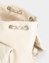 Mochilas Urbanas Puffy Mochila Puffy Con Solapa - Blanco Crudo