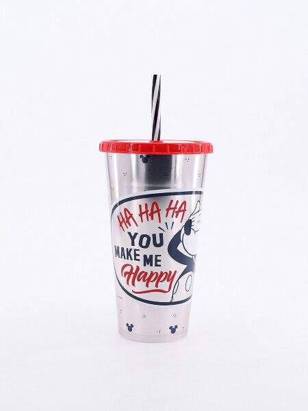 VASO CON SORBITO MICKEY BLANCO