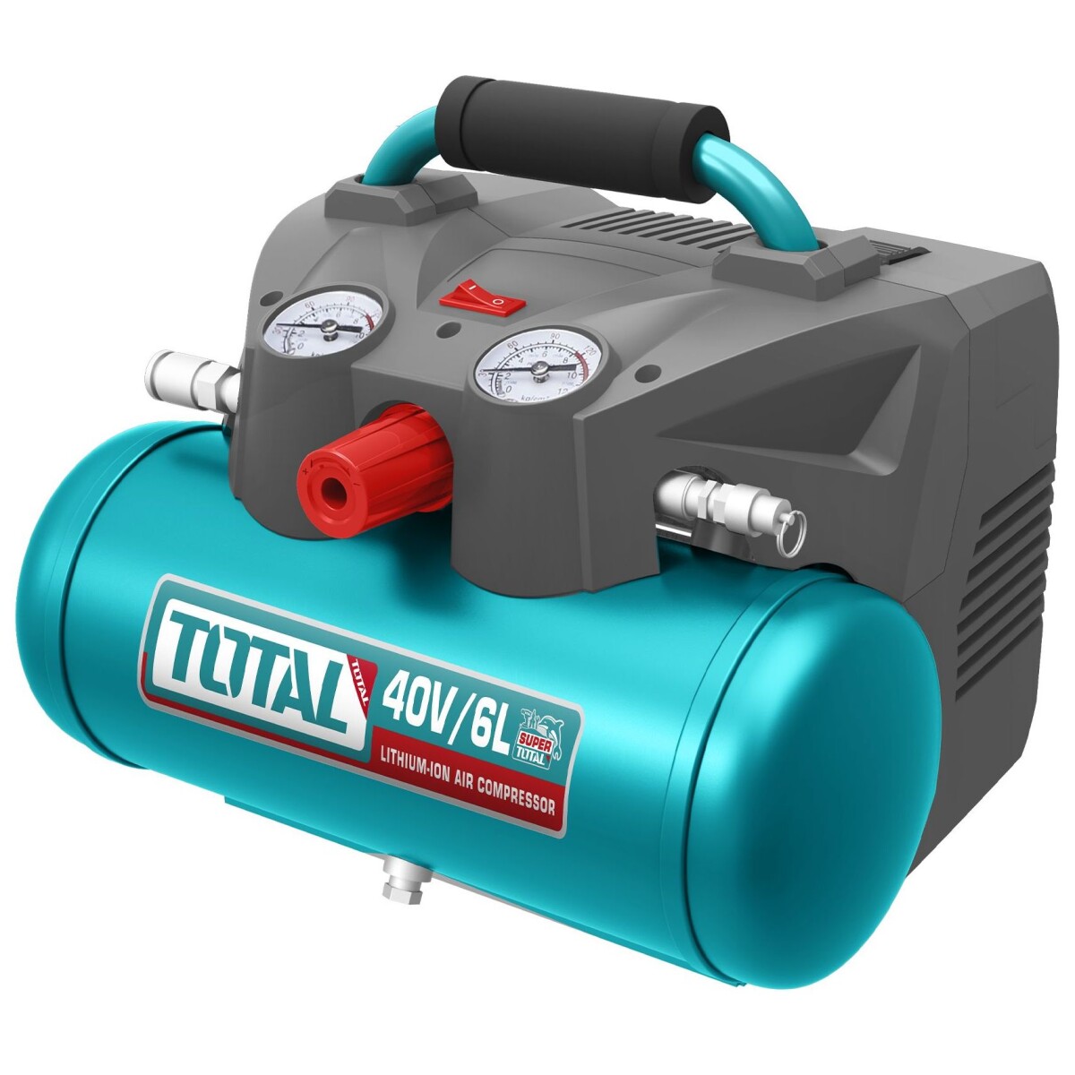 Compresor De Aire Inalámbrico 40v - Funciona Con 2 Baterías 20v 