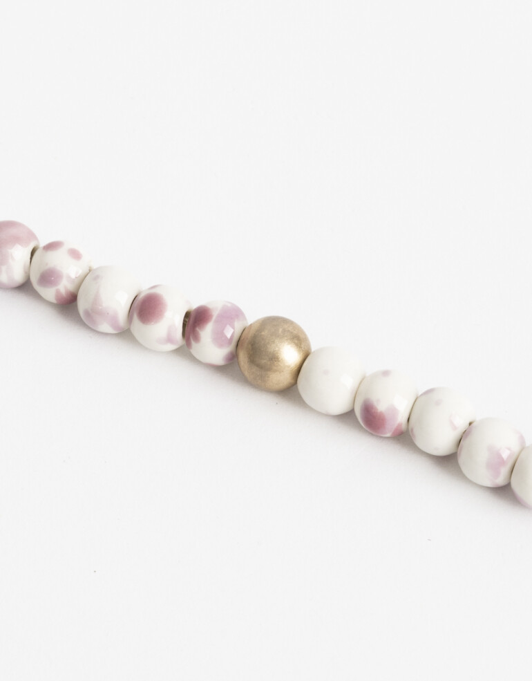 Collares Cortos Color Collar Corto Bolones - Dorado