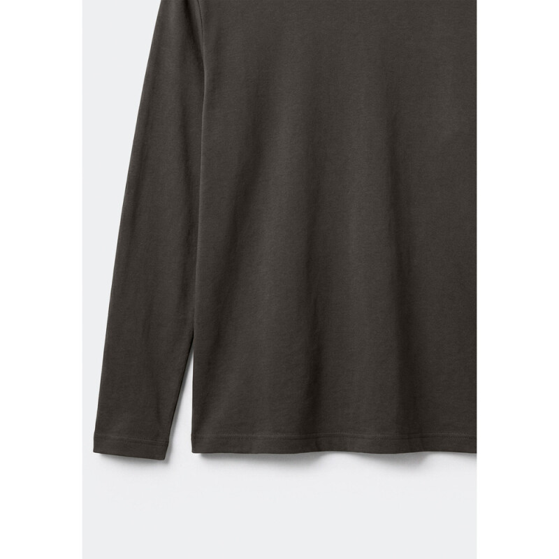 CAMISETA ML MASC CINZA ESCURO