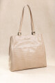 Cartera Regina Crocco Beige