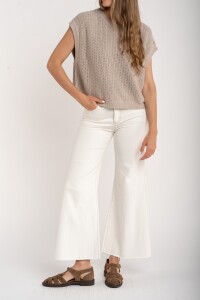 Chaleco Lurex Gris