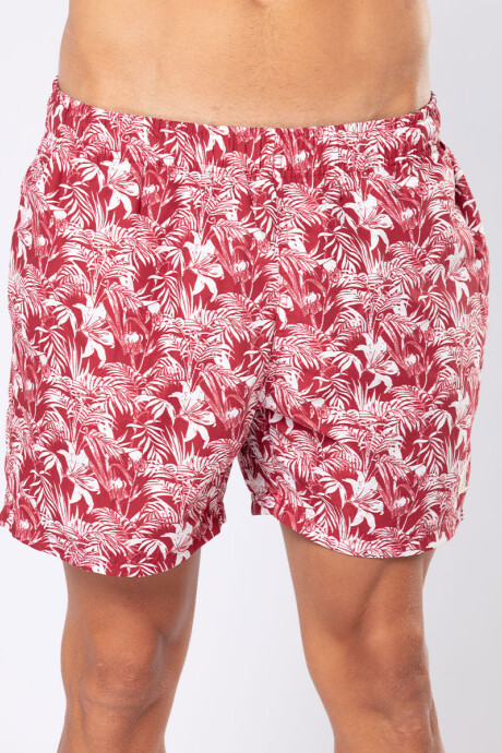 SHORT BAÑO BRONX DIXIE Rojo