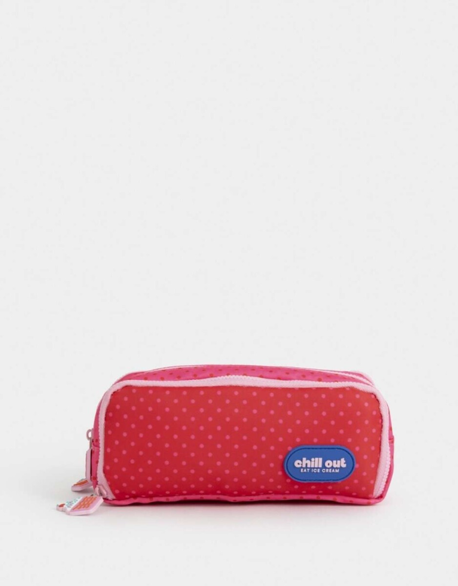 Cartuchera Estampada - Rojo Medio 