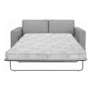 SOFA CAMA 2 PLAZAS - TELA GRIS CON PUNTOS NEGROS y CRUDOS SOFA CAMA 2 PLAZAS - TELA GRIS CON PUNTOS NEGROS y CRUDOS