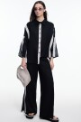 CAMISA TIRAS Negro