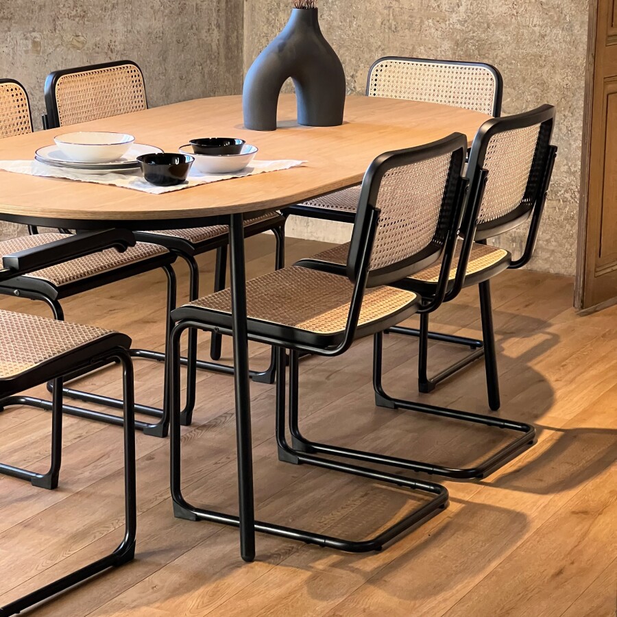 Silla Bauhaus All Black