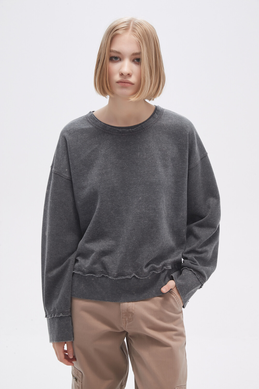 Sudadera Ramito Gris Oscuro