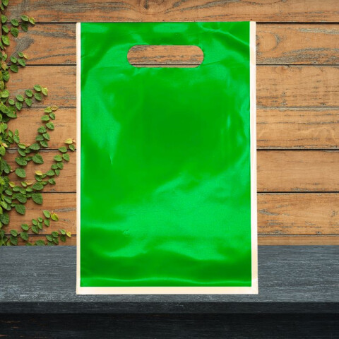 Bolsas de Nylon Colores Lisos x10 Verde