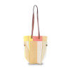 BOLSA MATERA AFRODITA BEIGE CORAL Y AMARILLO