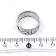 Anillo En Oro 18K Blanco Con Números Romanos Anillo En Oro 18K Blanco Con Números Romanos