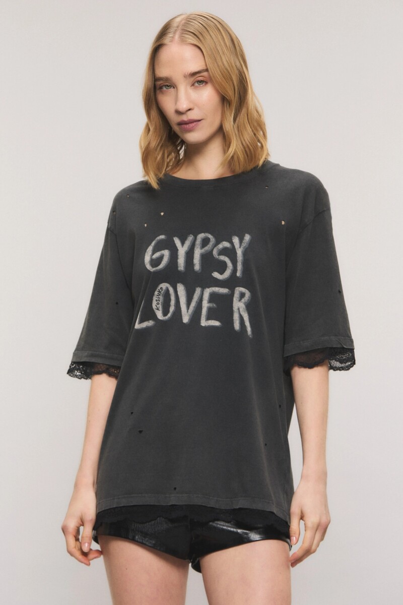REMERA GYPSY LOVER Gris