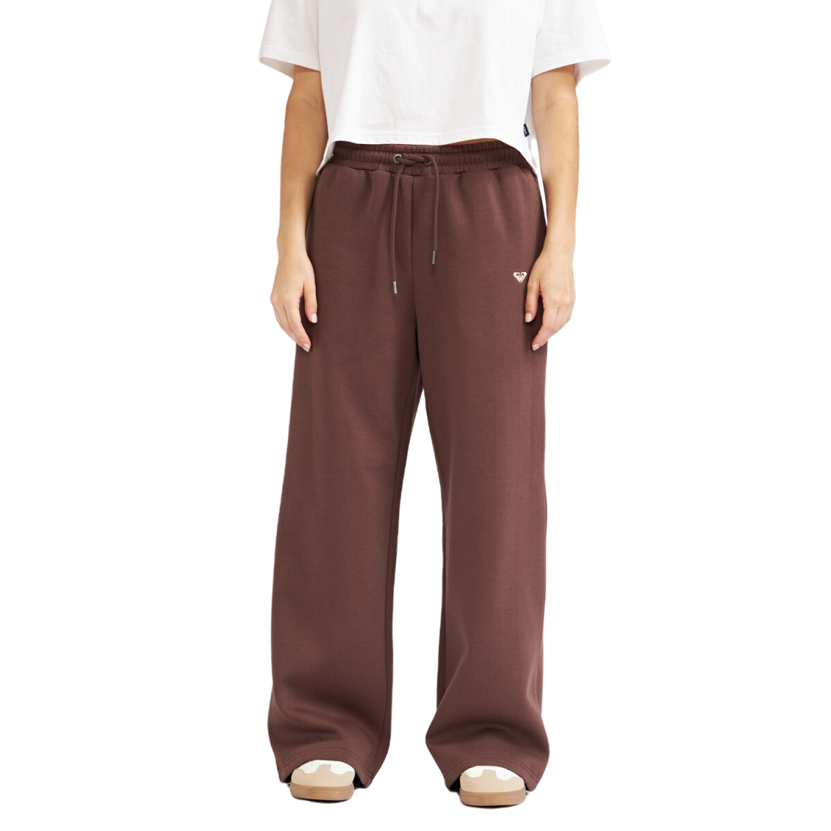 Pantalon Roxy Jogger Ancho - Marrón 
