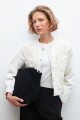 Chaqueta bordada blanco
