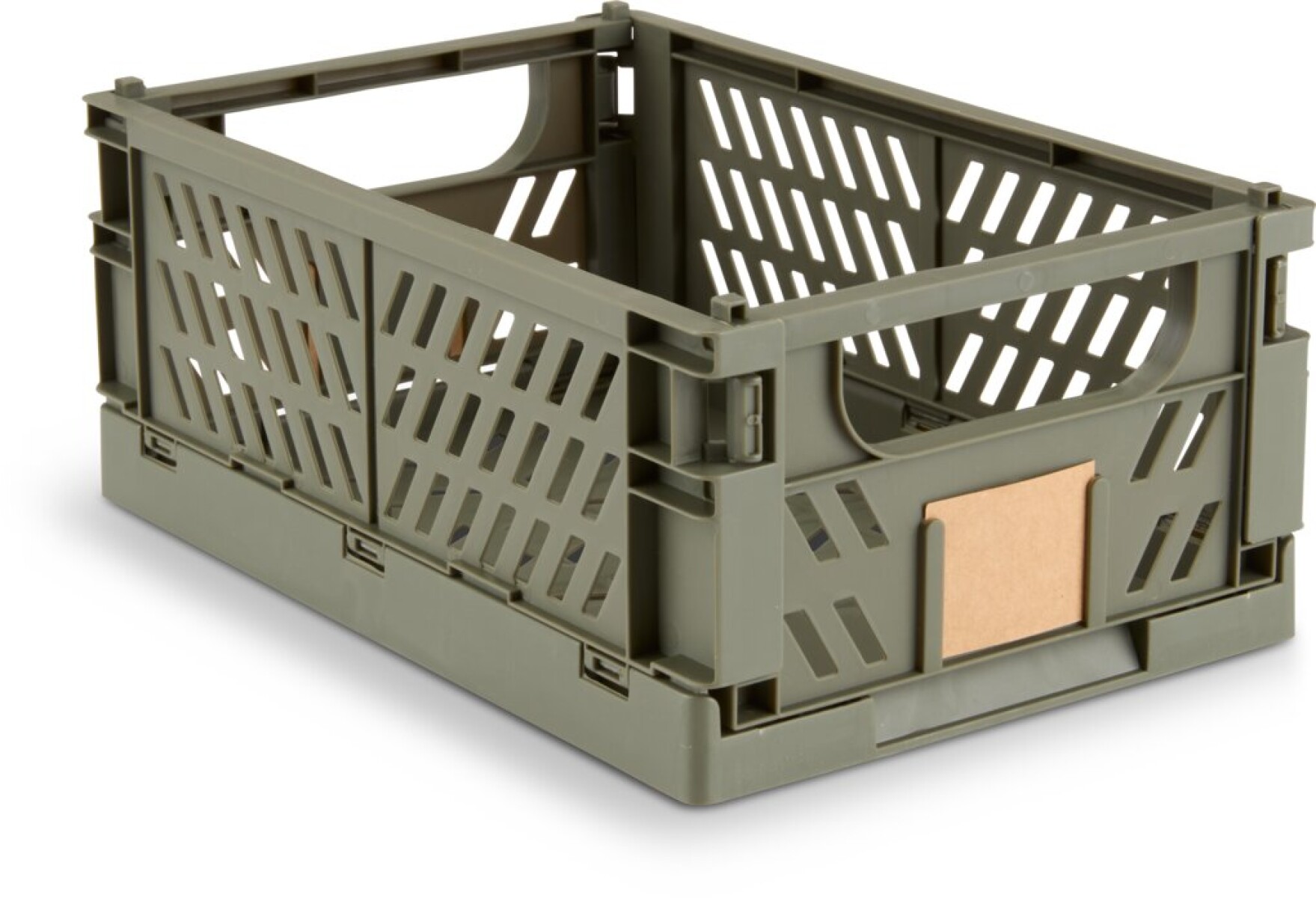 Cesta MILAS W16xL25xH10 plegable verde 