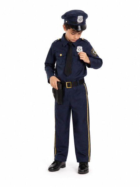 DISFRAZ DE POLICIA AZUL