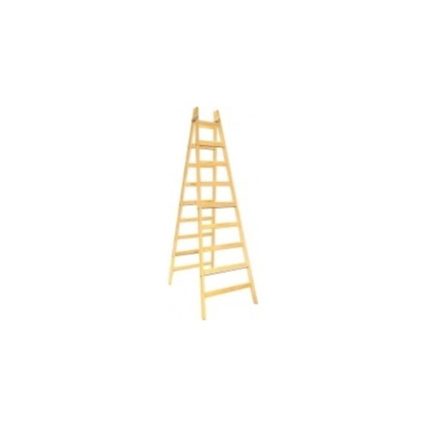 ESCALERA PINTOR DE MADERA 10 ESCALONES 3M Escalera Pintor De Madera 10 Escalones 3m