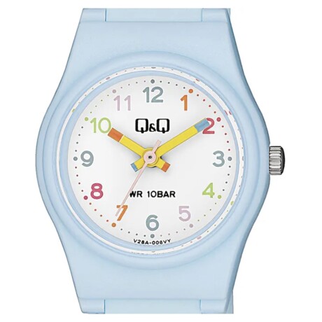 Reloj Q&q Análogo para niños celeste