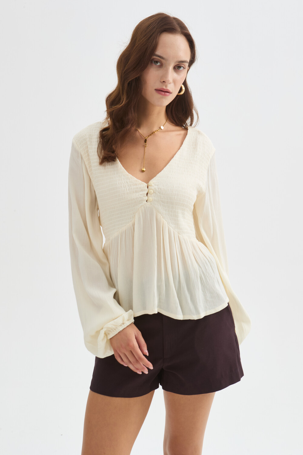 Blusa Pelvi Crudo / Natural