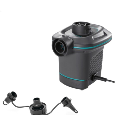 INTEX INFLADOR ELÉCTRICO 220 VOLTS + 3 BOQUILLAS ADAPTADORAS Intex Inflador Eléctrico 220 Volts + 3 Boquillas Adaptadoras