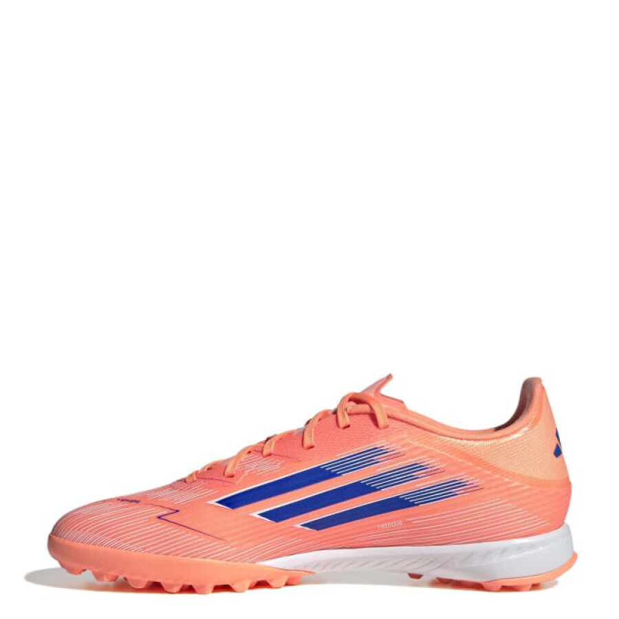 Championes de Fútbol 5 Infantiles Adidas F50 League &lt;span&gt;Anaranjado - Azul&lt;/span&gt;