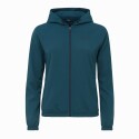 CAMPERA MUJER ROMPEVIENTO CON CAPUCHA FILA AZUL