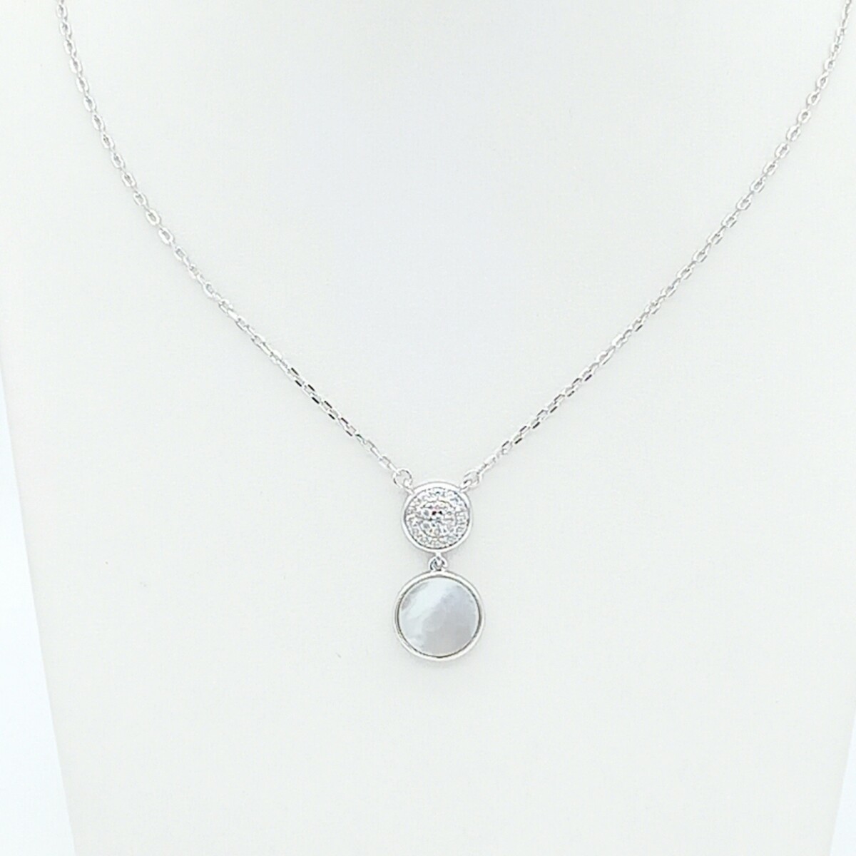 Cadena de plata 925 con dije central, UNIVERSO. 