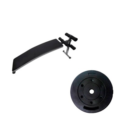 Banco Abdominal Plegable + disco 10 kg Banco Abdominal Plegable + disco 10 kg