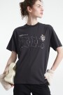 W' S/S Cut & Sewn Dog T-Shirt Gris