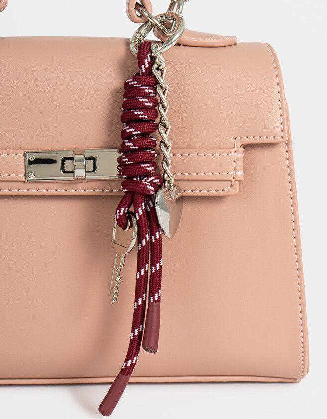 City Cartera City Con Hebilla - Rosa Viejo