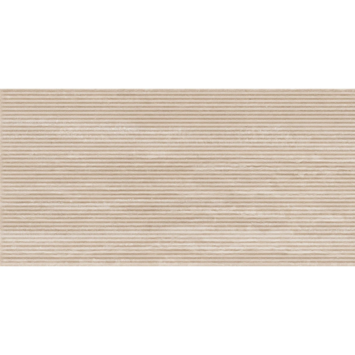 Ceramica Tipo Travertino Beige 3D 60X120Cm Pared 