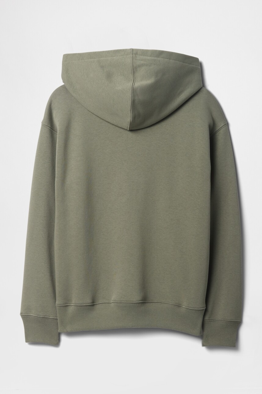 Buzo Canguro Logo Gap Niño Mesculen Green