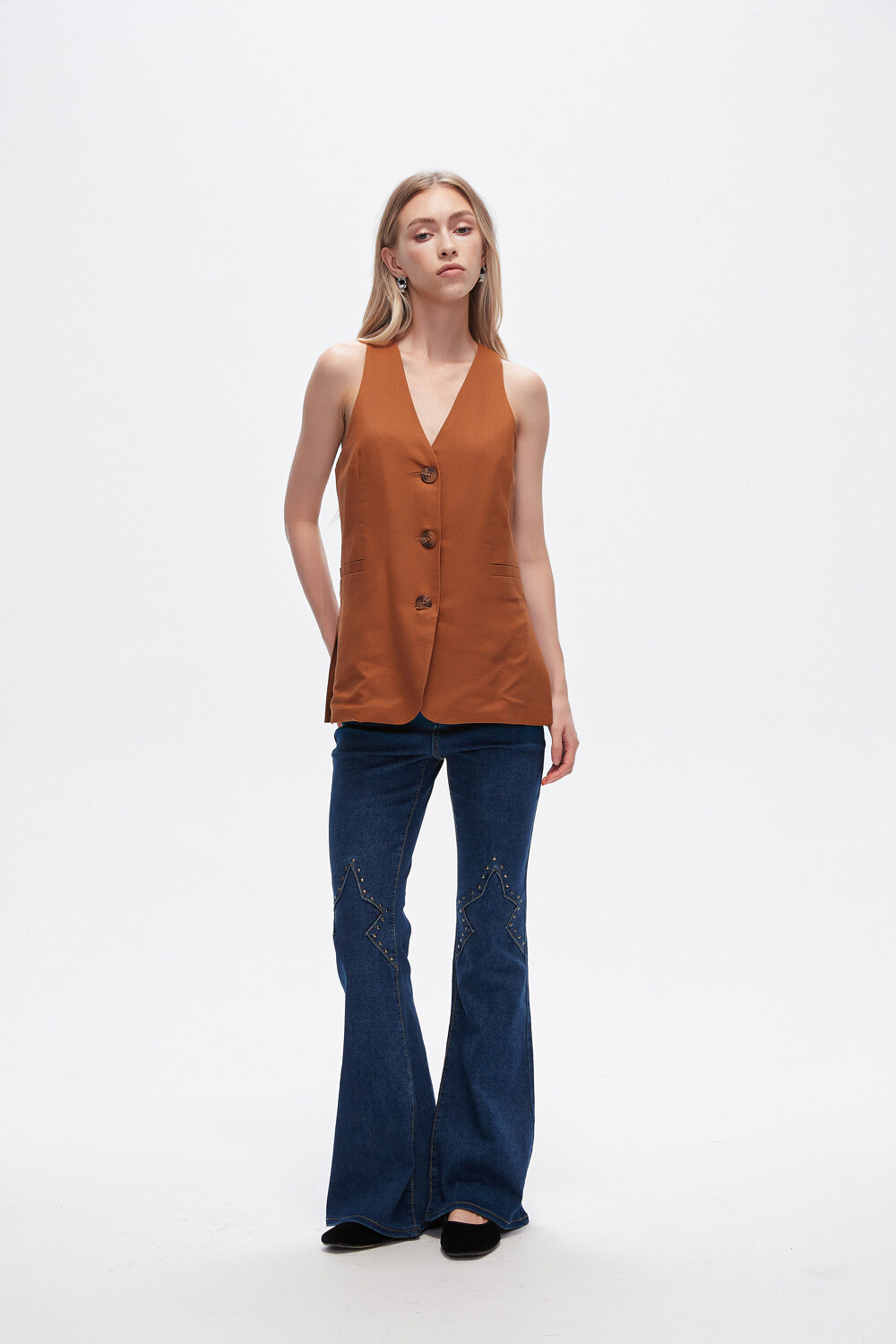 Chaleco Zyla Camel