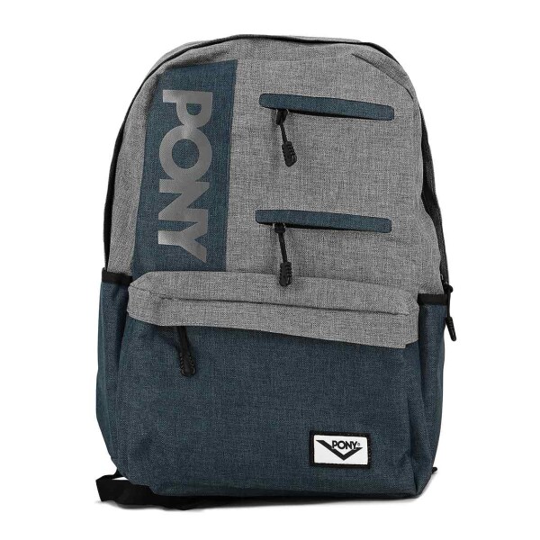 Pony mochila queens marino/gris Marino-Gris