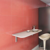 Mesa plegable abatible 90x40cm para pared - Blanco Mesa Plegable Abatible 90x40cm Para Pared - Blanco