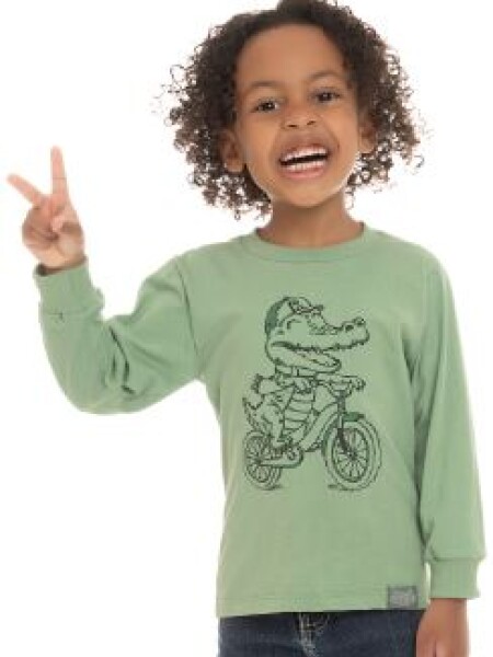 T-SHIRT BYGUS 7076 VERDE