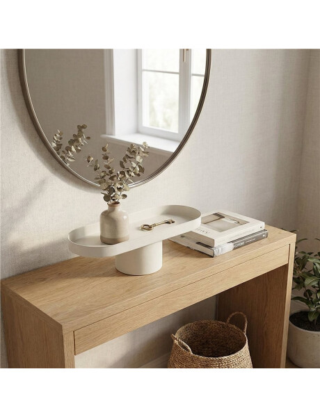 BANDEJA C/SOPORTE ALTO 30x15x13CM BLANCO BANDEJA C/SOPORTE ALTO 30x15x13CM BLANCO