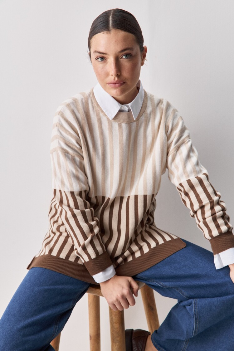 SWEATER CIRCUS Beige Claro