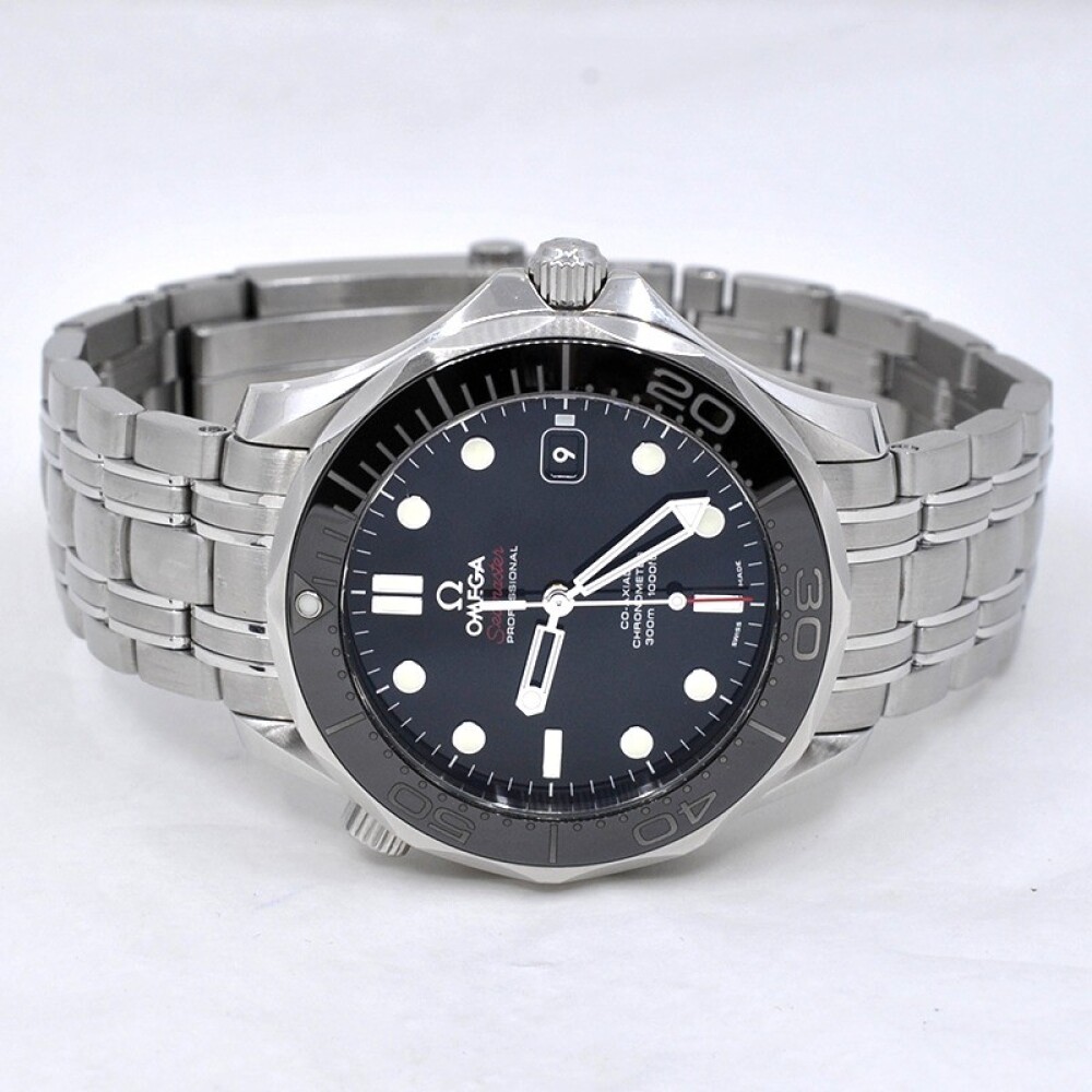 Omega Seamaster 21230412001003 Chronometer 41 Mm Con Caja Y Papales Omega Seamaster 21230412001003 Chronometer 41 Mm Con Caja Y Papales