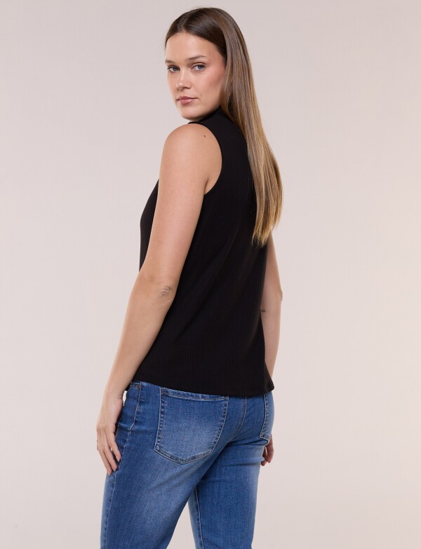 Musculosa Cierre NEGRO