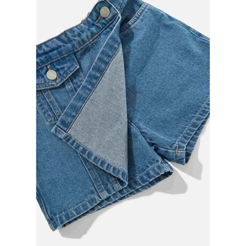 SHORTS SAIA FEM AZUL MEDIO