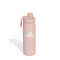 Botella Adidas Metálica Con Tapón De Rosca 0.6 L Rosado
