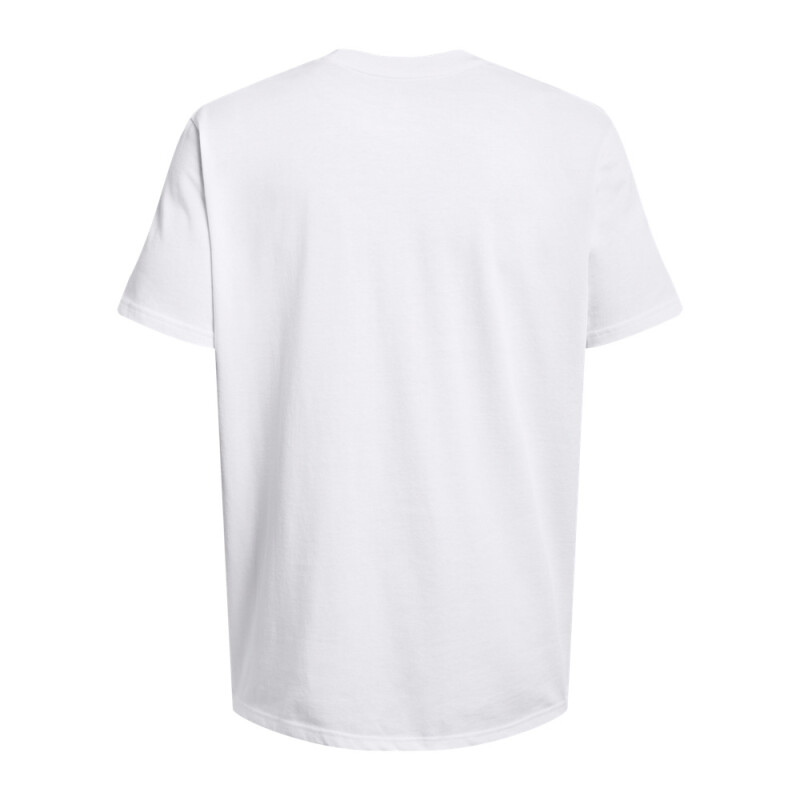 UA HW ARMOUR LABEL SS-YLW WHT-100