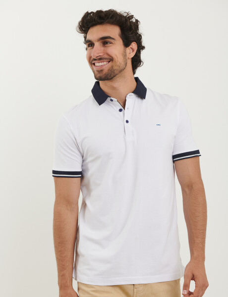 520974 REMERA HARRINGTON LABEL Blanco