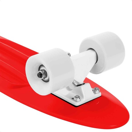 Skate Longboard Penny Patineta Aluminio Ruedas Pu Rojo