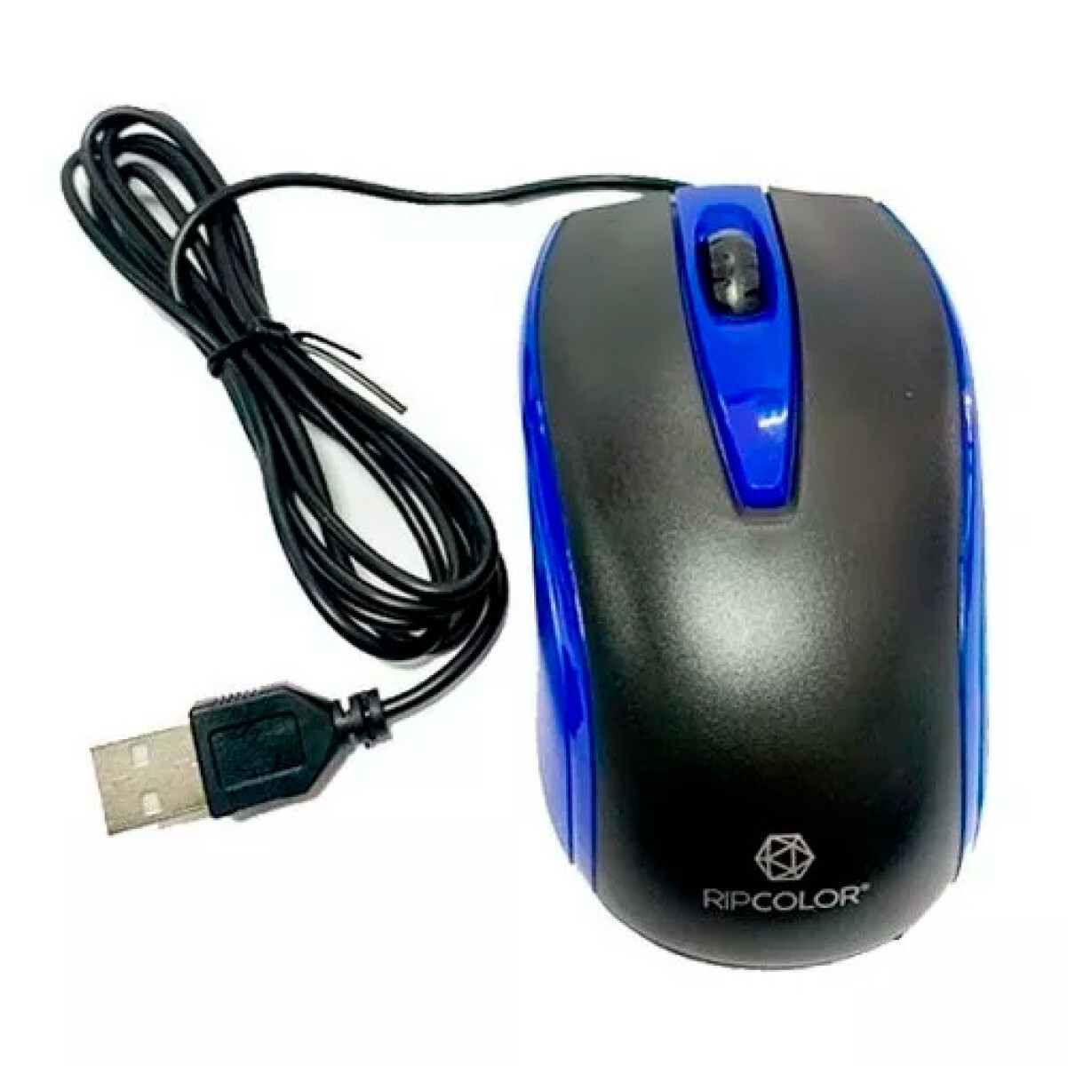 Mouse Optico USB Ripcolor B0602A Azul 