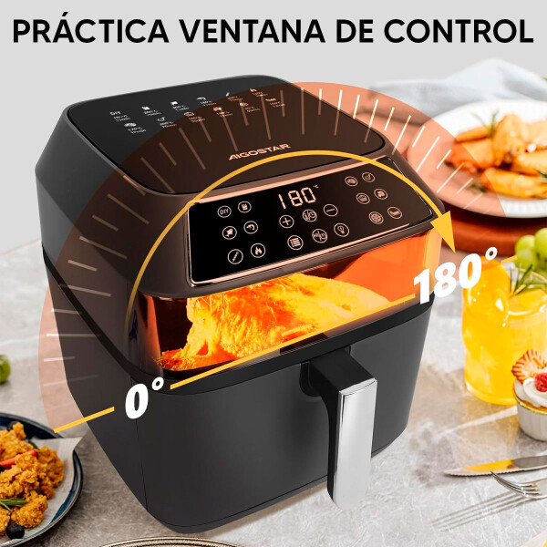 Freidora Sin Aceite Digital 8l Pk-013 Fd FREIDORA PUNKTAL PK-013FD 8LTS