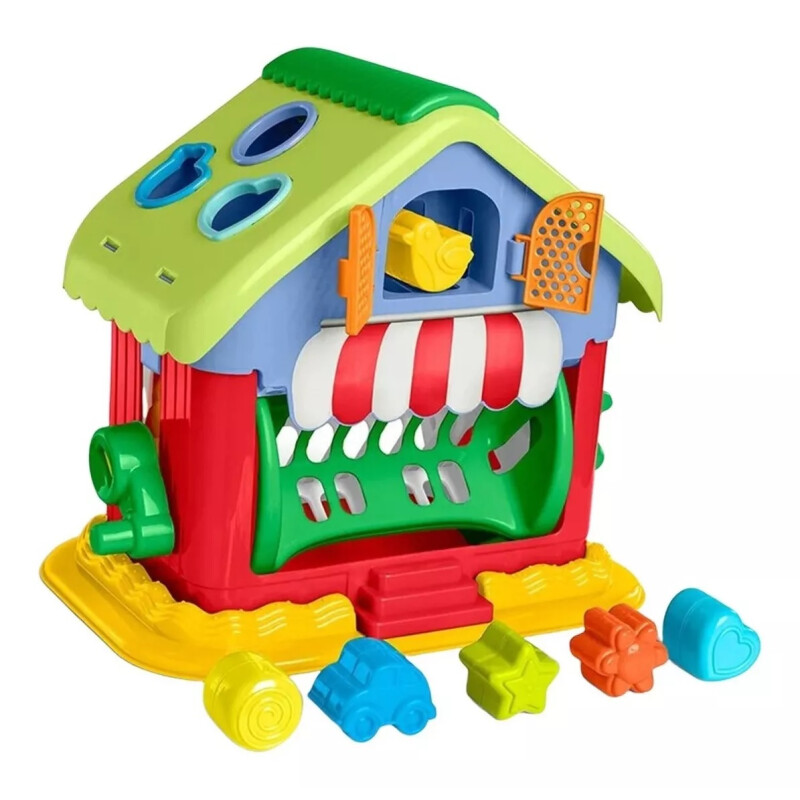 Casa De Actividades Didáctica Mini House Calesita - Color Multicolor Casa De Actividades Didáctica Mini House Calesita - Color Multicolor
